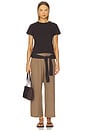 view 4 of 4 The Margo Tee in Chocolate