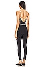 view 3 of 3 Ace Jumpsuit in Black & Cream
