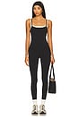 view 1 of 3 Finish Line Jumpsuit in Black and Cream