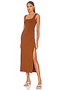 view 1 of 4 Celine Midi Dress in Coffee