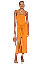 view 1 of 3 Lia Midi Dress in Inka Gold