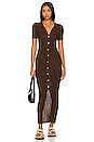 view 1 of 3 Undertow Dress in Espresso Bean