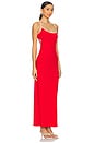 view 2 of 3 Jordana Dress in Flame & Cream