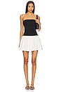 view 1 of 3 Sienna Mini Dress in Black & Cream