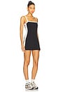 view 2 of 3 Nikki Dress in Black & Cream