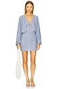 view 1 of 3 Deia Mini Dress in Chambray