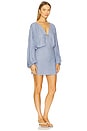 view 2 of 3 Deia Mini Dress in Chambray