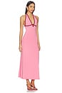 view 2 of 3 MAXIVESTIDO SHEA in Hottest Pink & Simmer