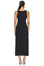 view 3 of 3 ROBE MAXI SAYGE in Black & Cream