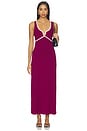 view 1 of 3 MAXIVESTIDO SAYGE in Berry Jam