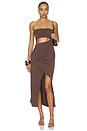 view 1 of 3 MAXIVESTIDO SALTY BLONDE in Espresso