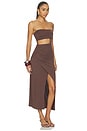 view 2 of 3 MAXIVESTIDO SALTY BLONDE in Espresso