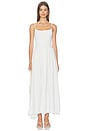 view 1 of 4 Misha Dress in Pebble Blue Stripe