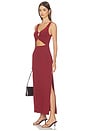 view 1 of 3 Camille Dress in Dusty Fig