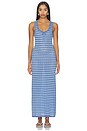 view 1 of 4 ROBE MAXI ROSALIE in Blue Lagoon