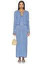view 5 of 4 ROBE MAXI ROSALIE in Blue Lagoon