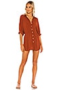 view 1 of 3 Pacifica Shirt Dress in Tobacco