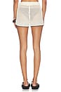 view 4 of 6 X Salty Blonde Scout Short in Cream & Espresso