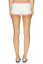 view 4 of 6 SHORTS CINTURA BAJA SALTY BLONDE in Cream & Flame