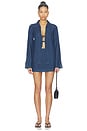 view 6 of 6 Venice Skort in Indigo Chambray