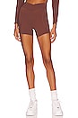 view 1 of 4 x Tessa Brooks Carter Biker Short in Cafe
