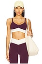 view 1 of 4 Unmatched Sports Bra in Plum & Cream