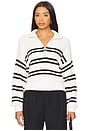 view 1 of 4 Ultra Stripe Sweater in Black & White