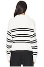 view 3 of 4 Ultra Stripe Sweater in Black & White