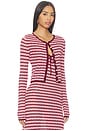 view 2 of 4 Rosalie Cardigan in Strawberry Stripe