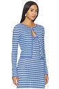 view 1 of 4 Rosalie Cardigan in Blue Lagoon