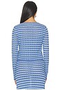 view 4 of 4 Rosalie Cardigan in Blue Lagoon