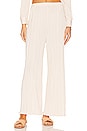 view 1 of 4 Hazel Plisse Pant in Tapioca