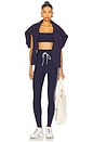 view 5 of 6 Sutton Legging in Midnight Blue & Cream