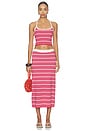 view 5 of 6 FALDA RAVELLO in Superbloom Stripe