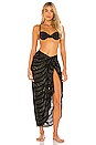 view 4 of 5 Calista Sarong in Black