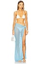 view 5 of 6 Soleil Sarong Skirt in Seaspray