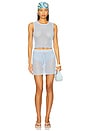 view 5 of 6 Sander Skirt in French Blue