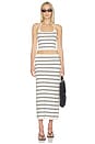 view 5 of 6 FALDA MIDI RAVELLO in Mykonos Stripe