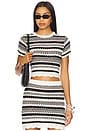 view 1 of 4 Caicos Top in Caicos Stripe