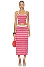 view 4 of 4 Positano Top in Superbloom Stripe