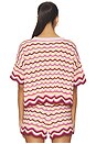 view 3 of 5 Sunchaser Top in Berry Spritz