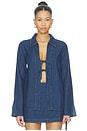 view 1 of 4 ФУТБОЛКА С ДЛИННЫМ РУКАВОМ VENICE in Indigo Chambray