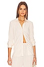 view 1 of 4 Hazel Plisse Top in Tapioca