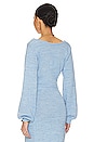 view 3 of 4 Siren Sweater Top in Aura Blue