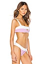 view 3 of 5 X REVOLVE Reversible Turlington Top in Skin, White & Lavender