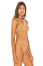 view 2 of 4 HAUT DE MAILLOT DE BAIN DAISY in Camel