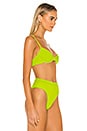view 2 of 5 X REVOLVE Missy Bikini Top in Acid Green