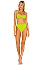 view 4 of 5 X REVOLVE Missy Bikini Top in Acid Green