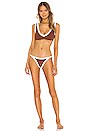 view 4 of 5 Lala Bikini Top in Tobacco