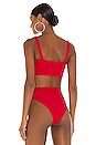 view 3 of 5 Lee Lee Bikini Top in Lipstick Red
